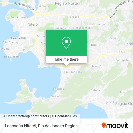 Logosofia Niterói map