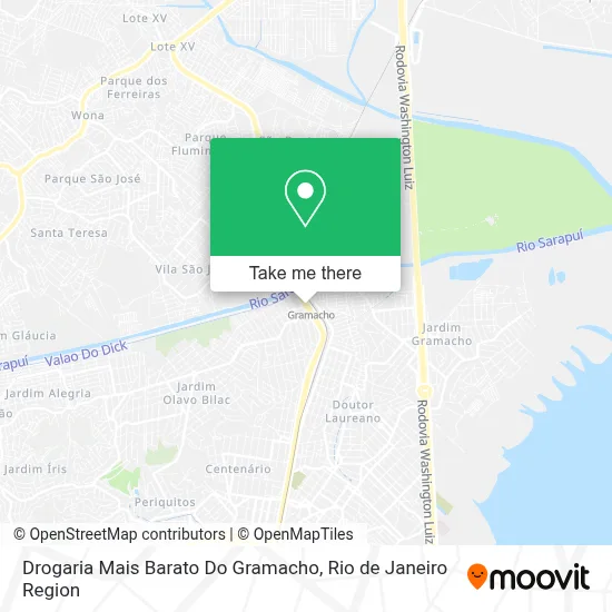Drogaria Mais Barato Do Gramacho map