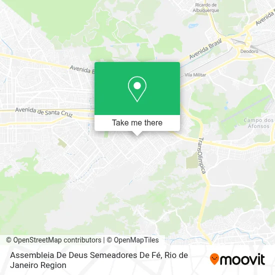 Assembleia De Deus Semeadores De Fé map