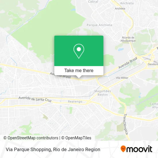 Via Parque Shopping map