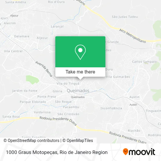 1000 Graus Motopeças map