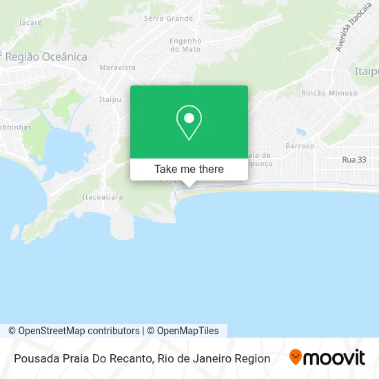 Pousada Praia Do Recanto map
