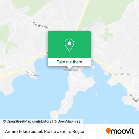 Amaro Educacional map