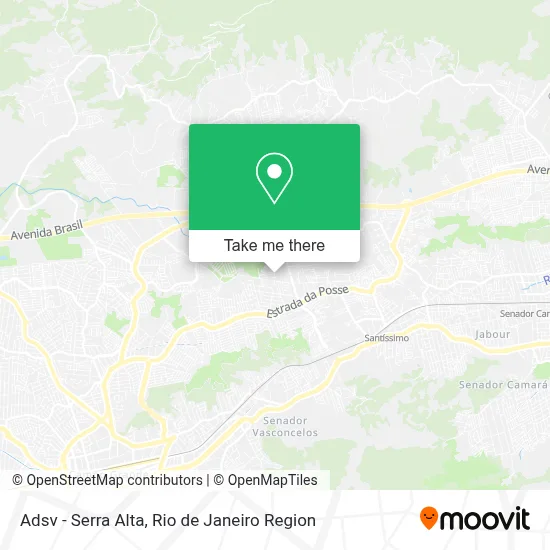 Adsv - Serra Alta map