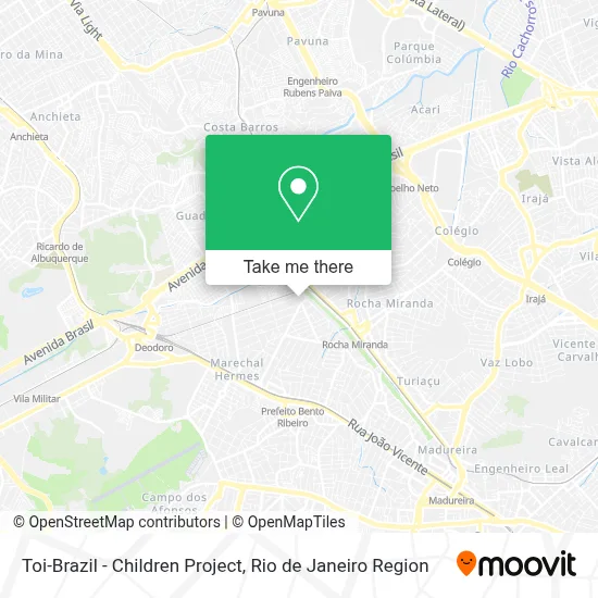 Toi-Brazil - Children Project map
