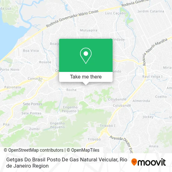 Getgas Do Brasil Posto De Gas Natural Veicular map