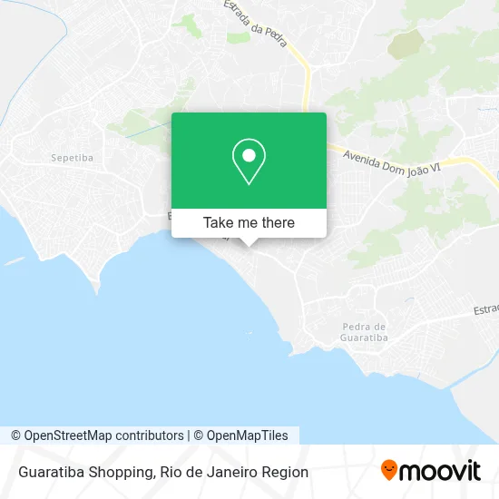 Guaratiba Shopping map