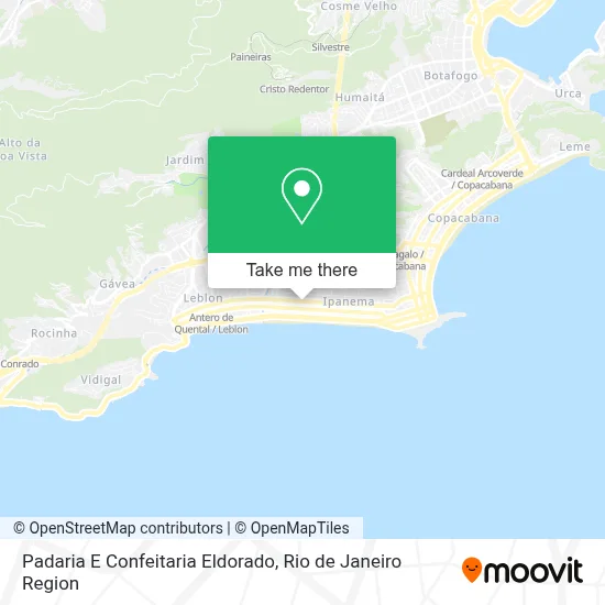 Padaria E Confeitaria Eldorado map