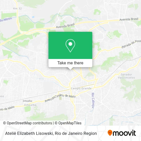 Ateliê Elizabeth Lisowski map