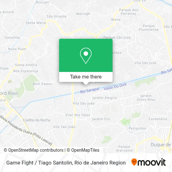 Game Fight / Tiago Santolin map