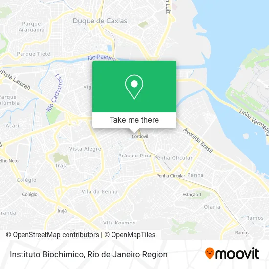 Instituto Biochimico map