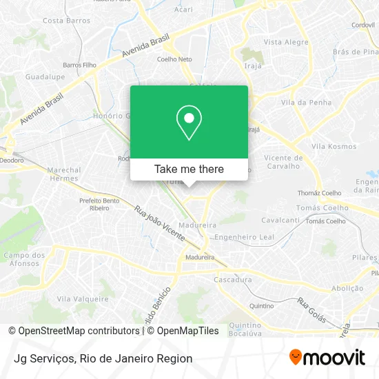 Jg Serviços map