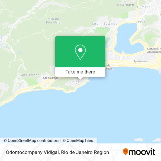Odontocompany Vidigal map