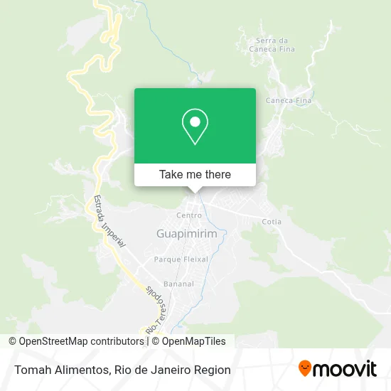 Tomah Alimentos map