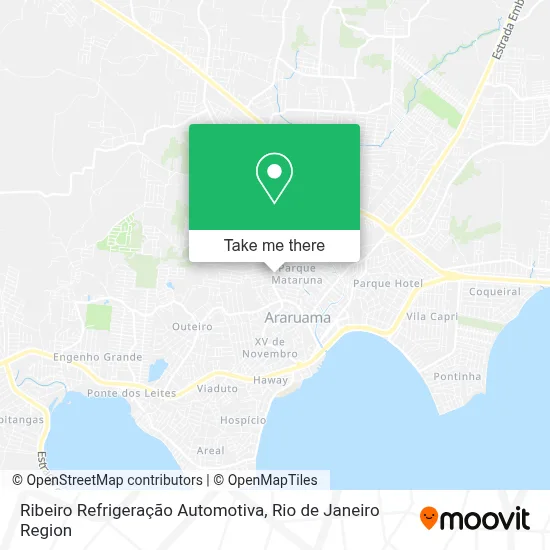 Ribeiro Refrigeração Automotiva map