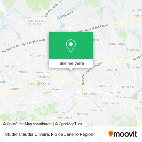 Studio Claudia Oliveira map