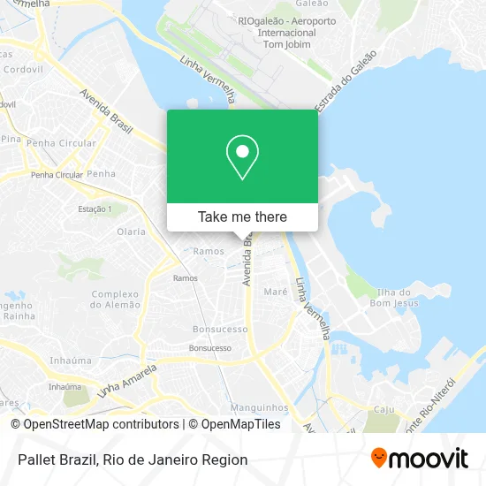 Pallet Brazil map