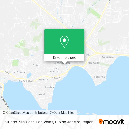 Mundo Zen Casa Das Velas map