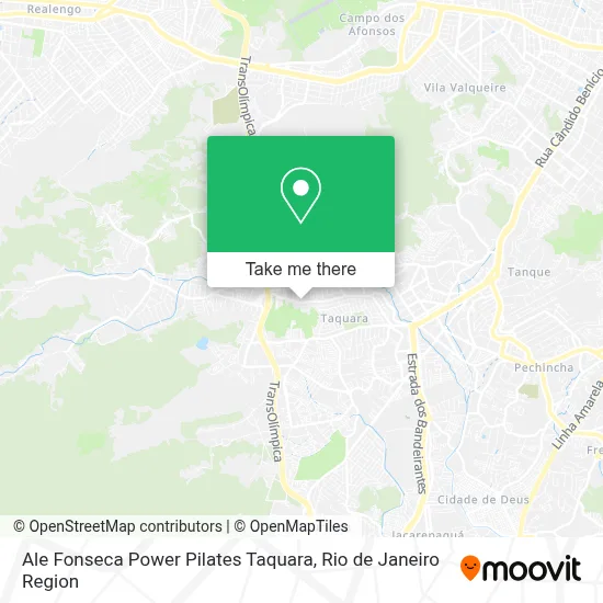 Ale Fonseca Power Pilates Taquara map