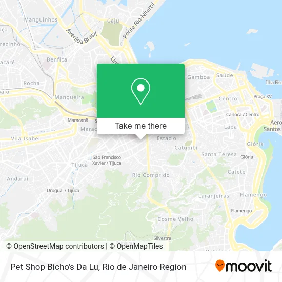 Pet Shop Bicho's Da Lu map