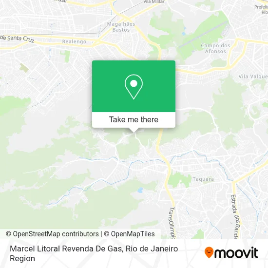 Marcel Litoral Revenda De Gas map