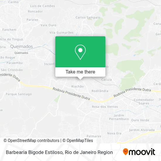 Barbearia Bigode Estiloso map