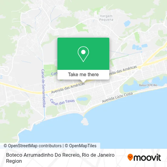 Boteco Arrumadinho Do Recreio map