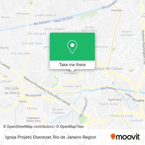 Igreja Projeto Ebenezer map