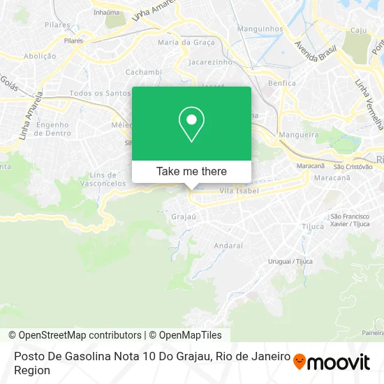 Posto De Gasolina Nota 10 Do Grajau map