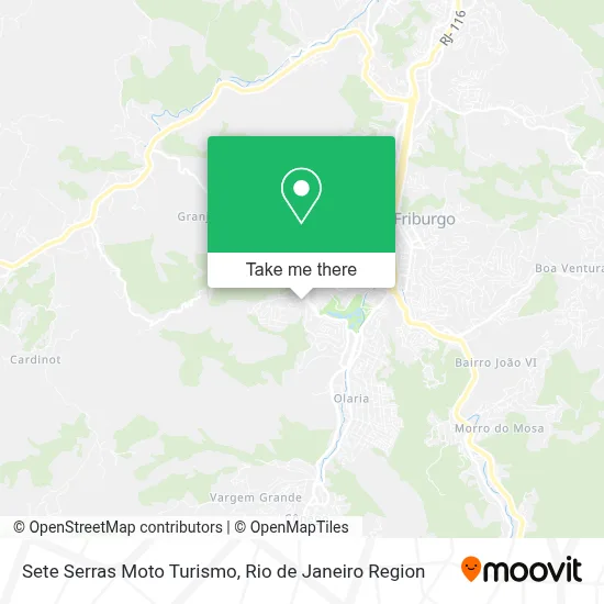 Sete Serras Moto Turismo map