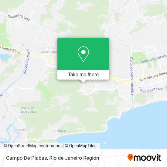 Campo De Piabas map