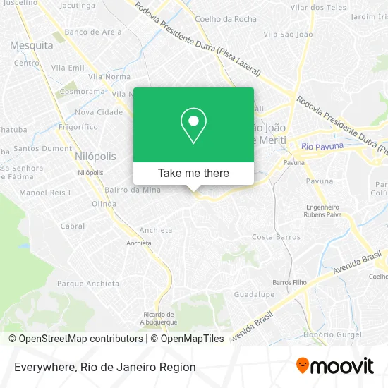 Everywhere map
