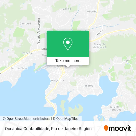 Oceânica Contabilidade map