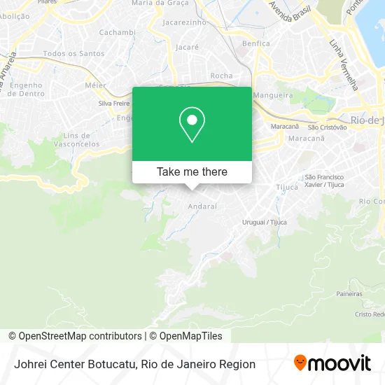 Johrei Center Botucatu map
