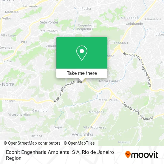 Econit Engenharia Ambiental S A map