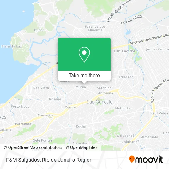 F&M Salgados map