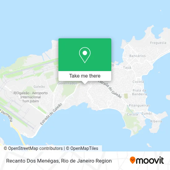 Recanto Dos Menégas map