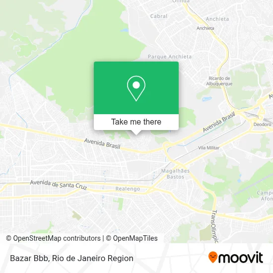 Bazar Bbb map
