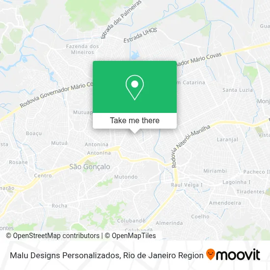 Malu Designs Personalizados map
