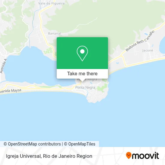 Igreja Universal map