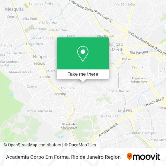 Academia Corpo Em Forma map