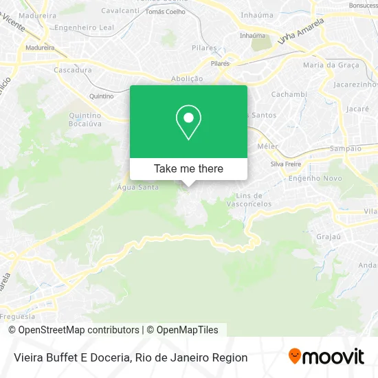 Vieira Buffet E Doceria map