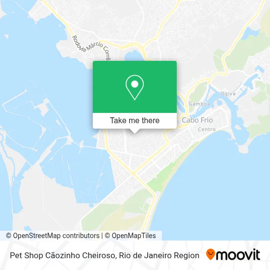 Pet Shop Cãozinho Cheiroso map