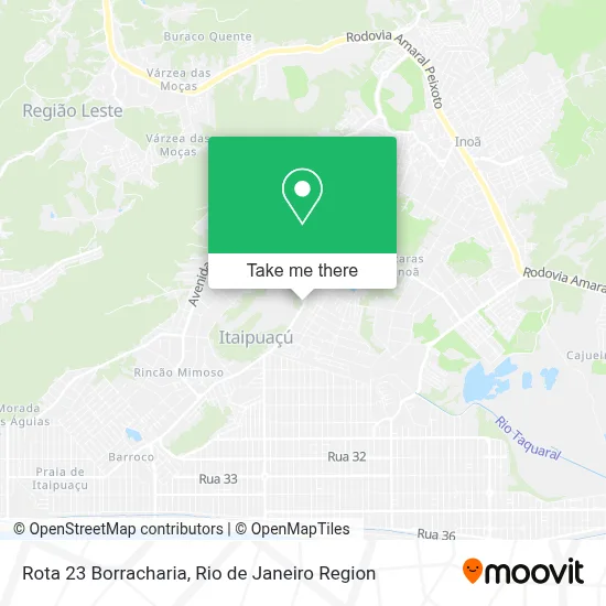 Rota 23 Borracharia map