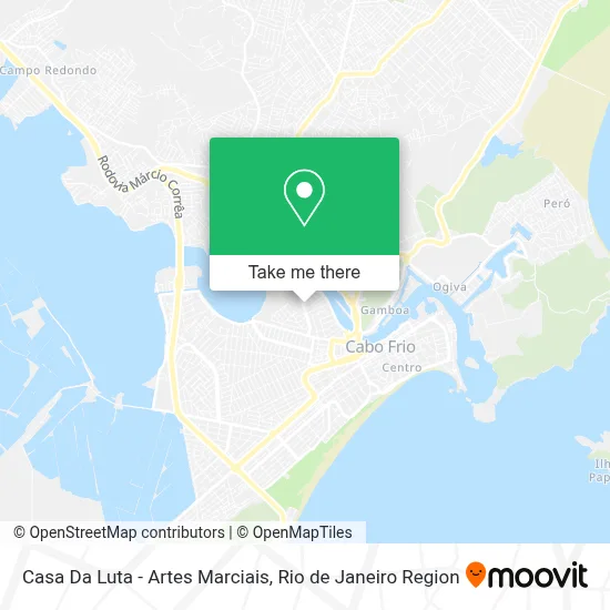 Casa Da Luta - Artes Marciais map