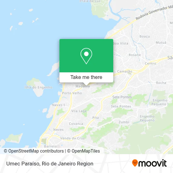 Umec Paraíso map