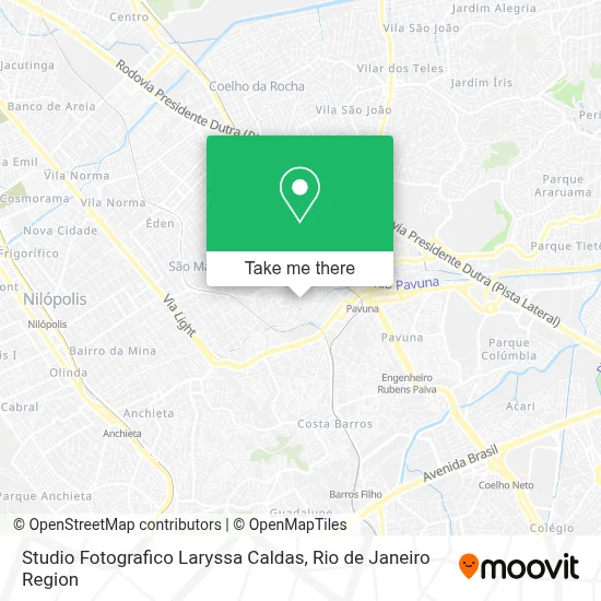 Studio Fotografico Laryssa Caldas map