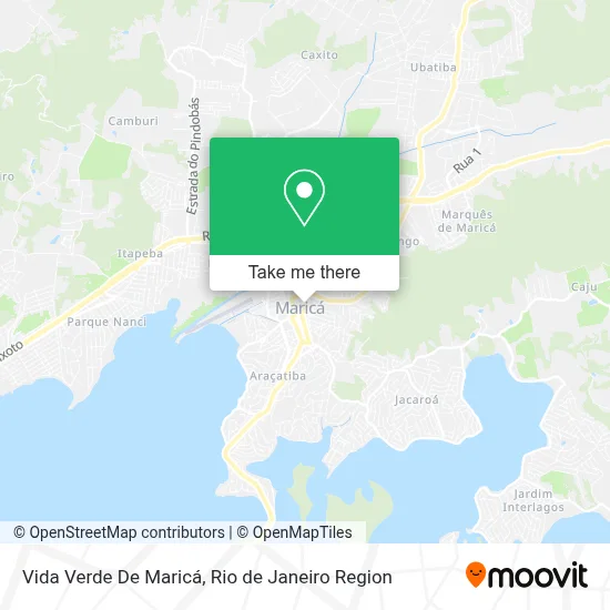 Vida Verde De Maricá map