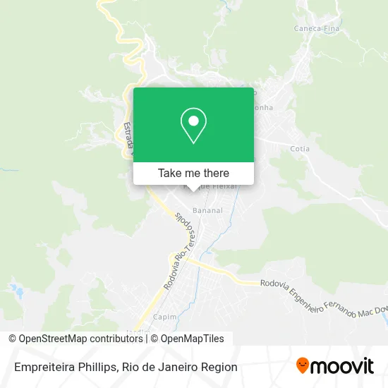 Empreiteira Phillips map