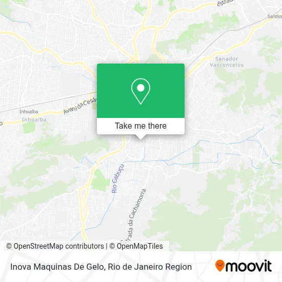 Inova Maquinas De Gelo map